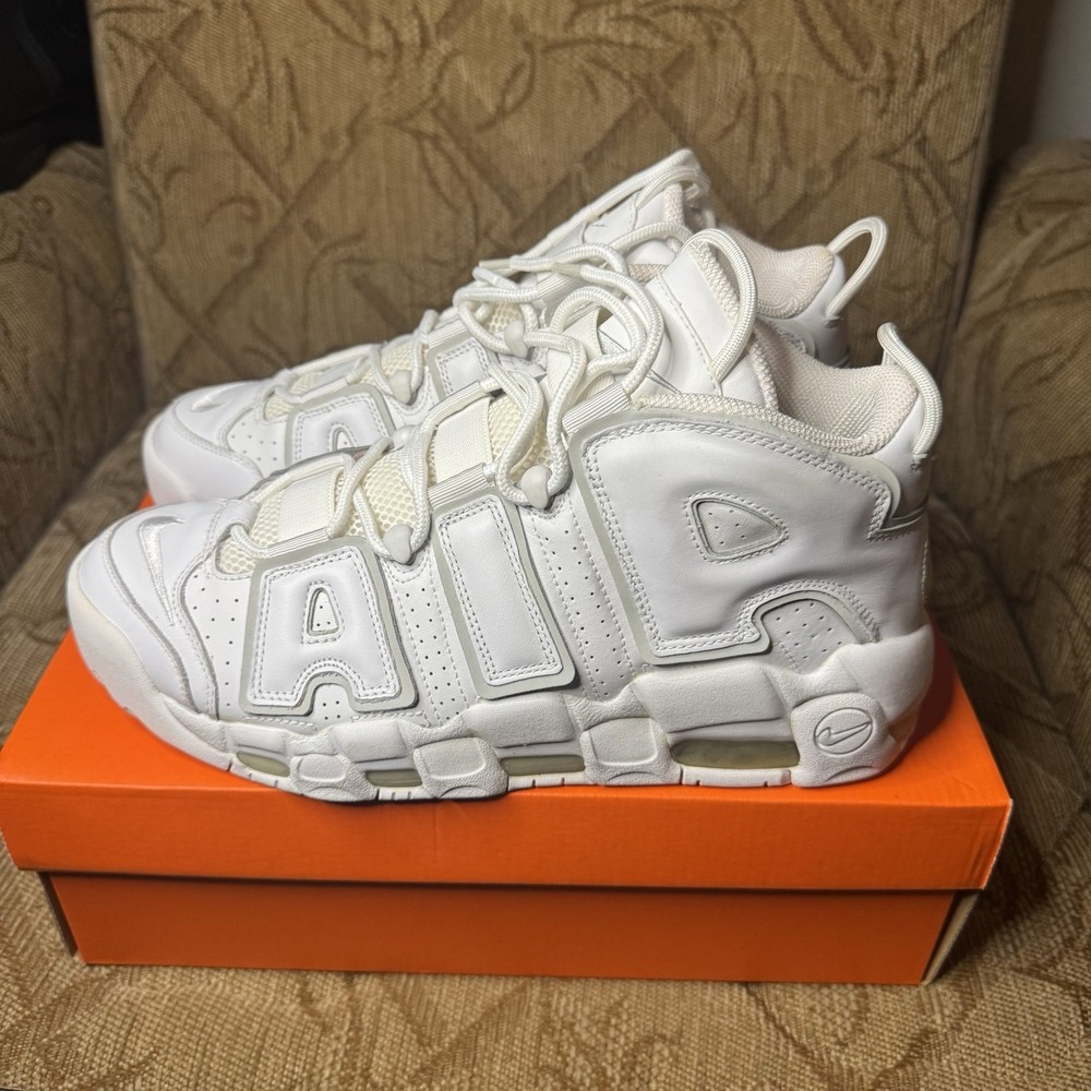 Rare‎ 2006 Nike Air More Tempo White/Gray/Silver (312971 101) Size 10 New No Box